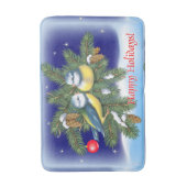 Tapis De Bain Oiseaux de Noël (Devant (Vertical))