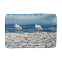 Tapis de bain Oiseaux de Plage