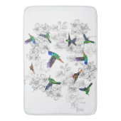 Tapis De Bain Oiseaux de printemps - Colibri - Choisissez/Ajoute (devant Vertical)