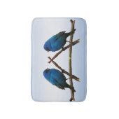 Tapis De Bain Oiseaux d'indigo Bunting Mats de bain (Devant (Vertical))