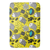 Tapis De Bain Oiseaux et baies (devant Vertical)