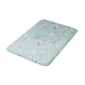 Tapis De Bain Oiseaux et fleurs (Angle)