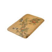 Tapis De Bain Oiseaux Et Fruits Chinois Orientaux (Angle)