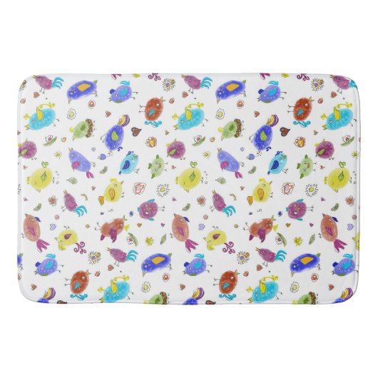 Tapis De Bain Oiseaux fous (Devant)
