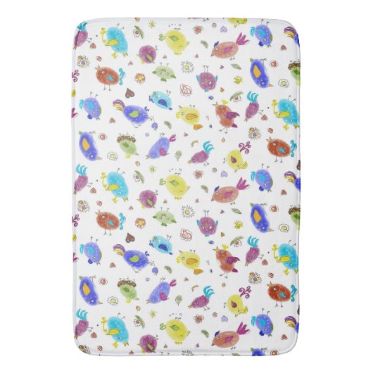 Tapis De Bain Oiseaux fous (devant Vertical)