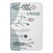 Tapis De Bain Oiseaux nordiques et forêt (devant Vertical)
