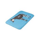 Tapis De Bain Okapi cartoon illustration (Angle)