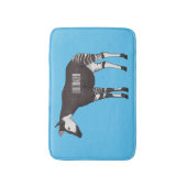 Tapis De Bain Okapi cartoon illustration (Devant (Vertical))