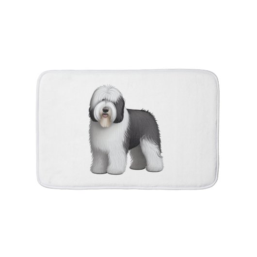 Tapis De Bain Old English Sheepdog 10 (Devant)