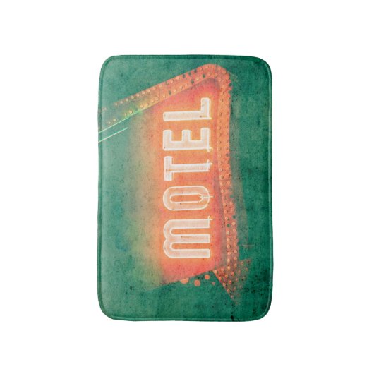 Tapis De Bain Old Motel (Devant (Vertical))