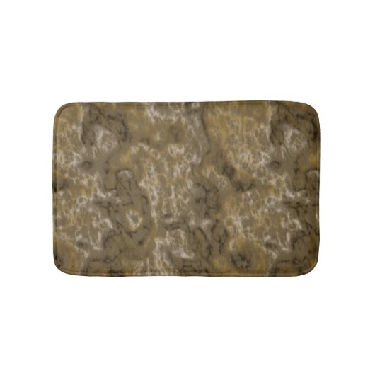 Tapis De Bain Olive Abstrait (Devant)