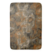 Tapis De Bain Olive Abstrait (devant Vertical)