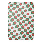 Tapis De Bain Olives atomiques Motif du milieu du siècle (devant Vertical)