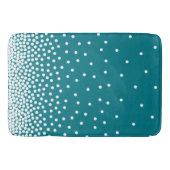 Tapis De Bain Ombré 240816 - Turquoise blanc et foncé (Devant)