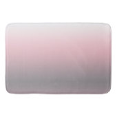Tapis De Bain Ombre blanc rose gris (Devant)