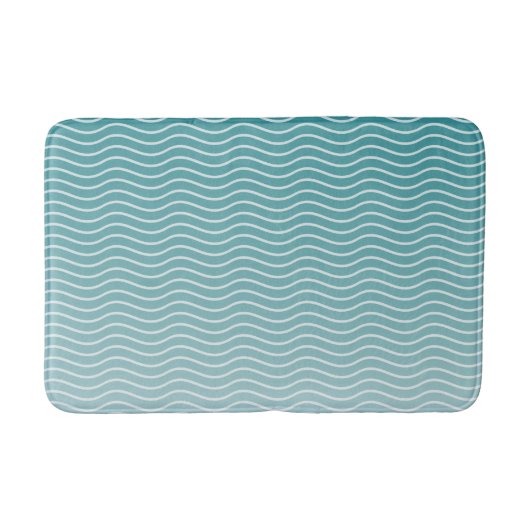 Tapis De Bain Ombre Bleu (Devant)