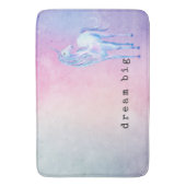 Tapis De Bain Ombre bleu violet Unicorn (devant Vertical)