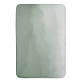 Tapis De Bain Ombre d'aquarelle verte Sage (vert sauge/blanc) (devant Vertical)