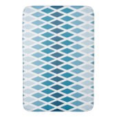 Tapis De Bain Ombre Diamant Bleu (devant Vertical)