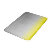 Tapis De Bain ombré gris jaune moderne (Angle)