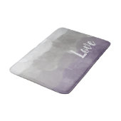 Tapis De Bain Ombre Purple et Grey Love Graceful Gradient (Angle)