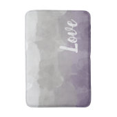 Tapis De Bain Ombre Purple et Grey Love Graceful Gradient (Devant (Vertical))
