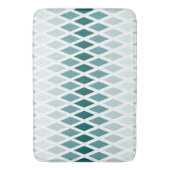 Tapis De Bain Ombre turquoise de diamant (devant Vertical)