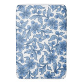 Tapis De Bain Omphalodes Floral Bleu (devant Vertical)
