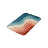 Tapis De Bain Ondes de style rétro (Angle)