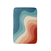 Tapis De Bain Ondes de style rétro (Devant (Vertical))