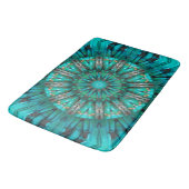Tapis De Bain Options Turquoise Art 1-2 (Angle)