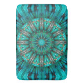 Tapis De Bain Options Turquoise Art 1-2 (devant Vertical)