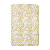 Tapis De Bain Or Blanc Matin Fleur de gloire (Devant (Vertical))