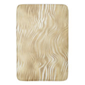 Tapis De Bain Or Blanc Ombre Zebra (devant Vertical)