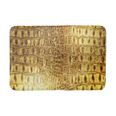 Tapis De Bain Or brillant de peau d'alligator/crocodile (Devant)