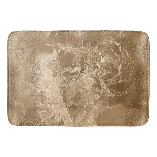 Tapis De Bain Or de bronze chique (Devant)