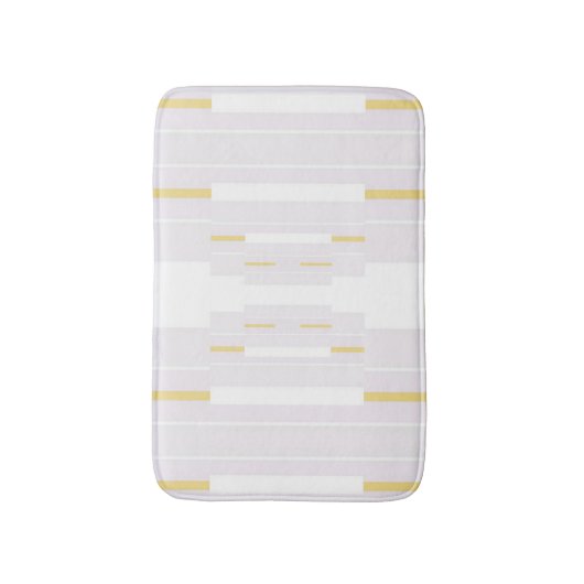 Tapis De Bain Or et blanc (Devant (Vertical))