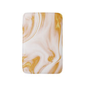 Tapis De Bain Or Et Marbre blanc (Devant (Vertical))