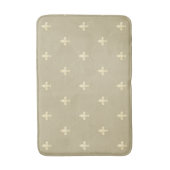 Tapis De Bain Or Fleur de Lis Brown (Devant (Vertical))