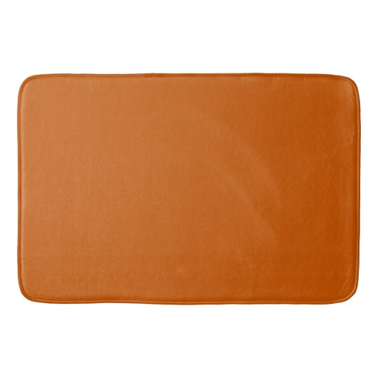 Tapis De Bain Orange brulé (Devant)
