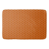 Tapis De Bain Orange brûlé moderne (Devant)