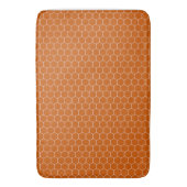 Tapis De Bain Orange brûlé moderne (devant Vertical)
