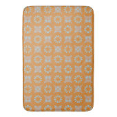 Tapis De Bain Orange et Pêche coupées (devant Vertical)