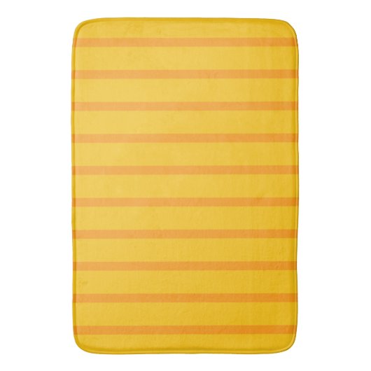 Tapis De Bain Orange Jaune 8 (devant Vertical)