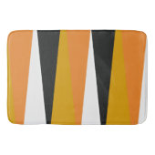 Tapis De Bain Orange jaune et gris (Devant)