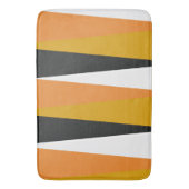 Tapis De Bain Orange jaune et gris (devant Vertical)