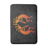 Tapis De Bain Orange Kokopelli Sud-Ouest (Devant (Vertical))
