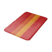 Tapis De Bain Orange Moderne Et Rouge (Angle)