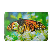 Tapis De Bain Orange Monarque Papillon Photo Moderne Simple Bold (Devant)