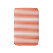 Tapis De Bain Orange Stripe Design - Mat Bain (Devant (Vertical))